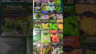 Ultimate Medicinal Herb Collection From Survival Garden Seeds ! #garden #shorts  #herbs