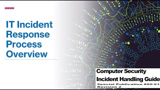 IT and Computer Incident Response Process Overview (NIST SP 800-61 Rev 2)