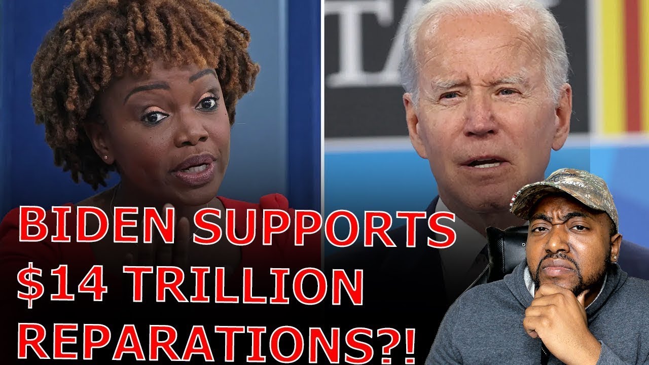 Karine Jean Pierre Gives Black People The OKIE DOKE When PRESSED On 14 Trillion Dollar Reparations!