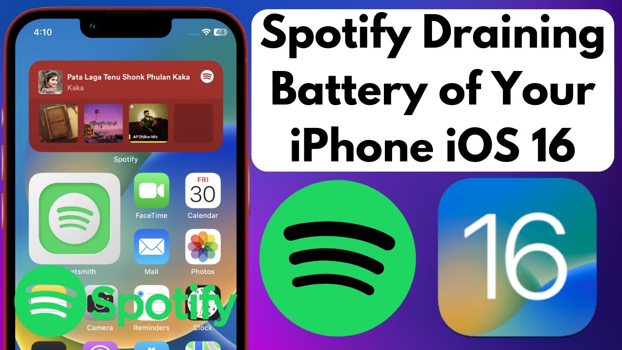 How To Fix Spotify Draining Battery of Your iPhone Spotify Battery