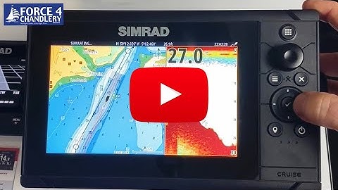 Simrad Cruise Chartplotter/Fishfinders - Simple to use, affordable. Ideal for power boats or yachts
