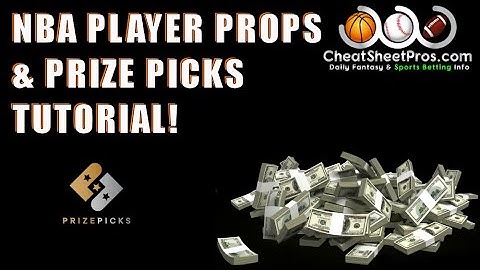 NBA Player Props & Prize Picks Tutorial using NBA CheatSheets!