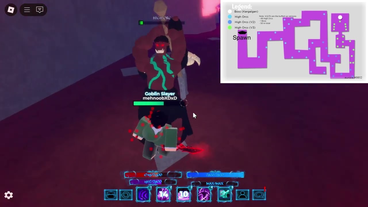 Solo Blox Leveling: How to Conquer the Cave of Elemental Orcs Red Gate!