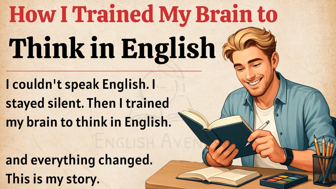 How I Trained My Brain to Think in English || My Powerful Story 🔥 || Learn English Through Story ✅️