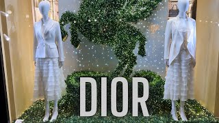 Milan Luxury Shopping 2025 | Dior, Gucci, Prada &amp; Stunning Window Displays in the Fashion Capital