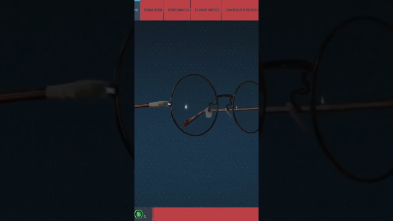 collezionabile gli occhiali di Peter Parker marvel's spider-man ita 