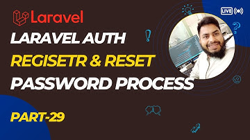 Laravel Register & Password Reset System | Laravel E-commerce Bangla Tutorial Part-29