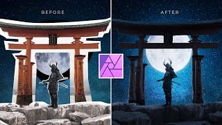 Affinity Photo | Manipulation Speed art - Dark Samurai