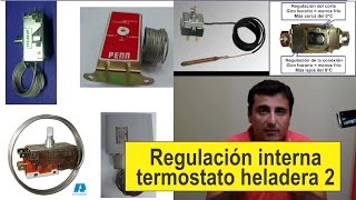 Curso de refrigeración ,Como funciona un termostato, Regulación de termostato 2