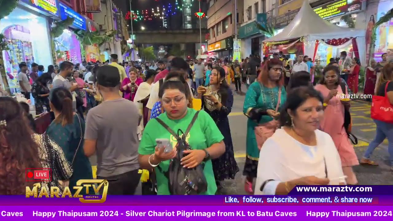 2 🔴 LIVE Silver Chariot Pilgrimage from KL to Batu Caves, Happy Thaipusam 2024