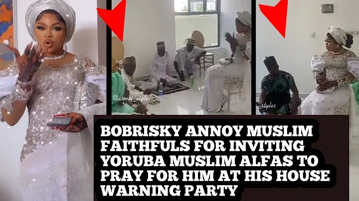 Bobrisky house warming Party.Muslim cleric pray for Bobrisky at the opening of his 400 million House