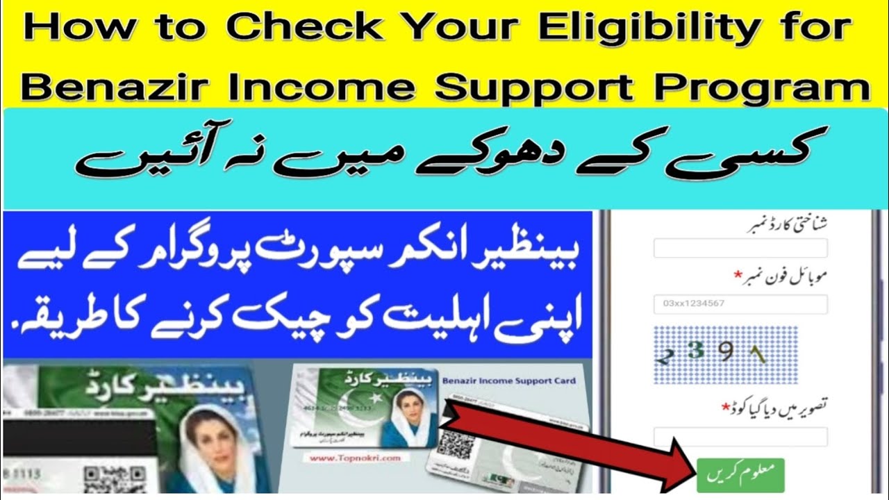 How to check your registration in Benazir Income Support Program - YouTube