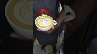 How to do a tulip easily #respect #2024 #skills #shorts #crema #latteartist #2024 #viral #fyp #sub