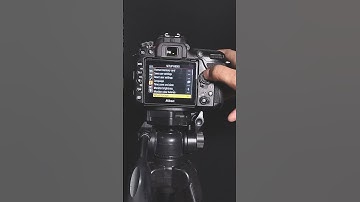 How To Change the LCD Brightness On Nikon DSLR Camera / DSLR Camera Brightness Settings #shorts