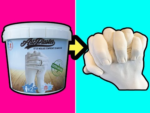 COMMENT MOULER 2 MAINS AVEC LE KIT DE MOULAGE D'EMPREINTE ARTPLASTER.FR