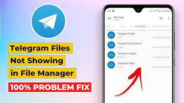 Telegram files not showing in file manager | Telegram download file not found 2022