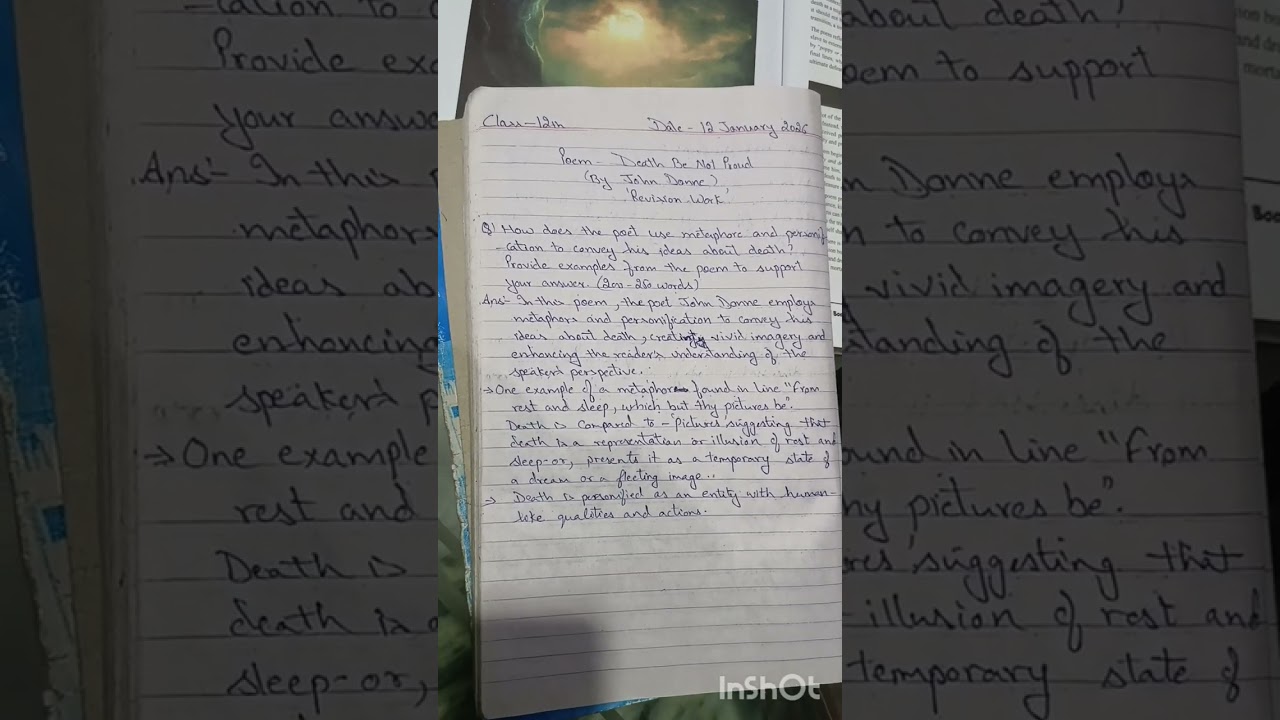 12th Poem - Death Be not proud 