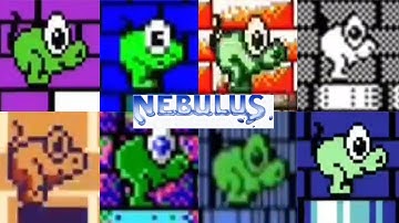 Nebulus - All Versions Gameplay