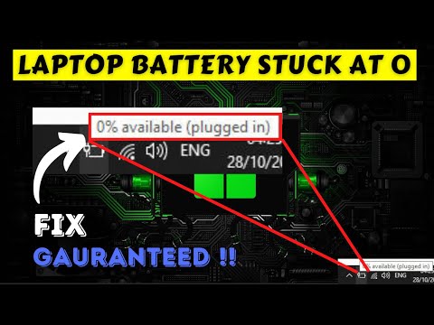 Laptop Battery Stuck At 0