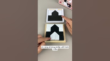 ĐỒ CHƠI TRÍ TUỆ - XẾP HÌNH KHỐI GỖ ẨN #dochoithongminh #dochoitreem #dochoitritue