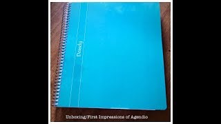 Unboxing/First Impressions of the Agendio planner