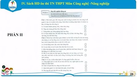 Công nghệ 12 - Lâm nghiệp, Thuỷ sản (sách ôn thi tốt nghiệp THPT)