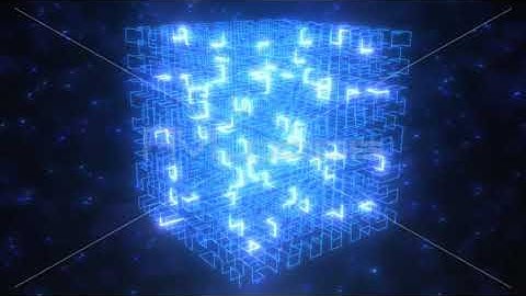 Futuristic Computer Digital Data Flow Cyberspace Connection Matrix - IncrediVFX - AVloops