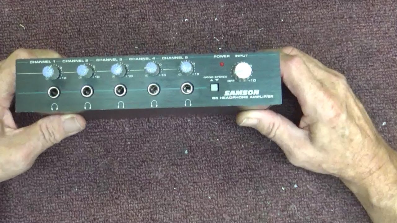 Samson Q5 Headphone Amp Repair - YouTube