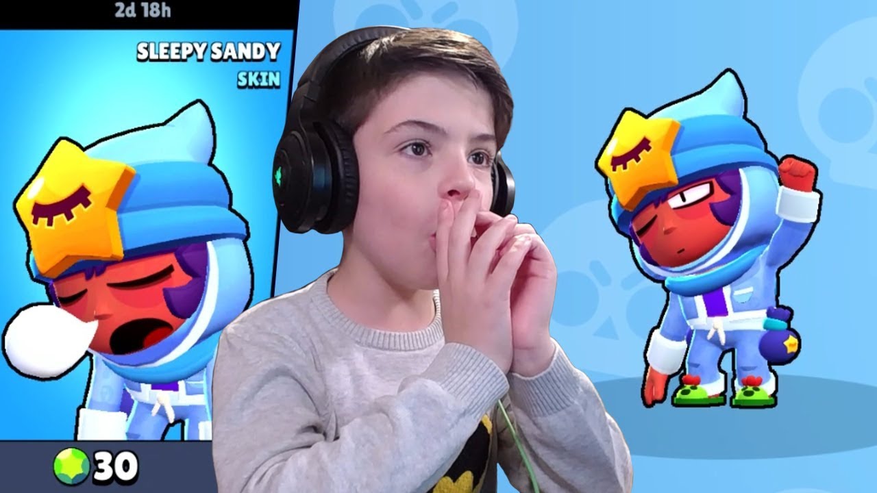 Sleepy Sandy Skin Brawl Stars Youtube - sandy brawl stars skin star park