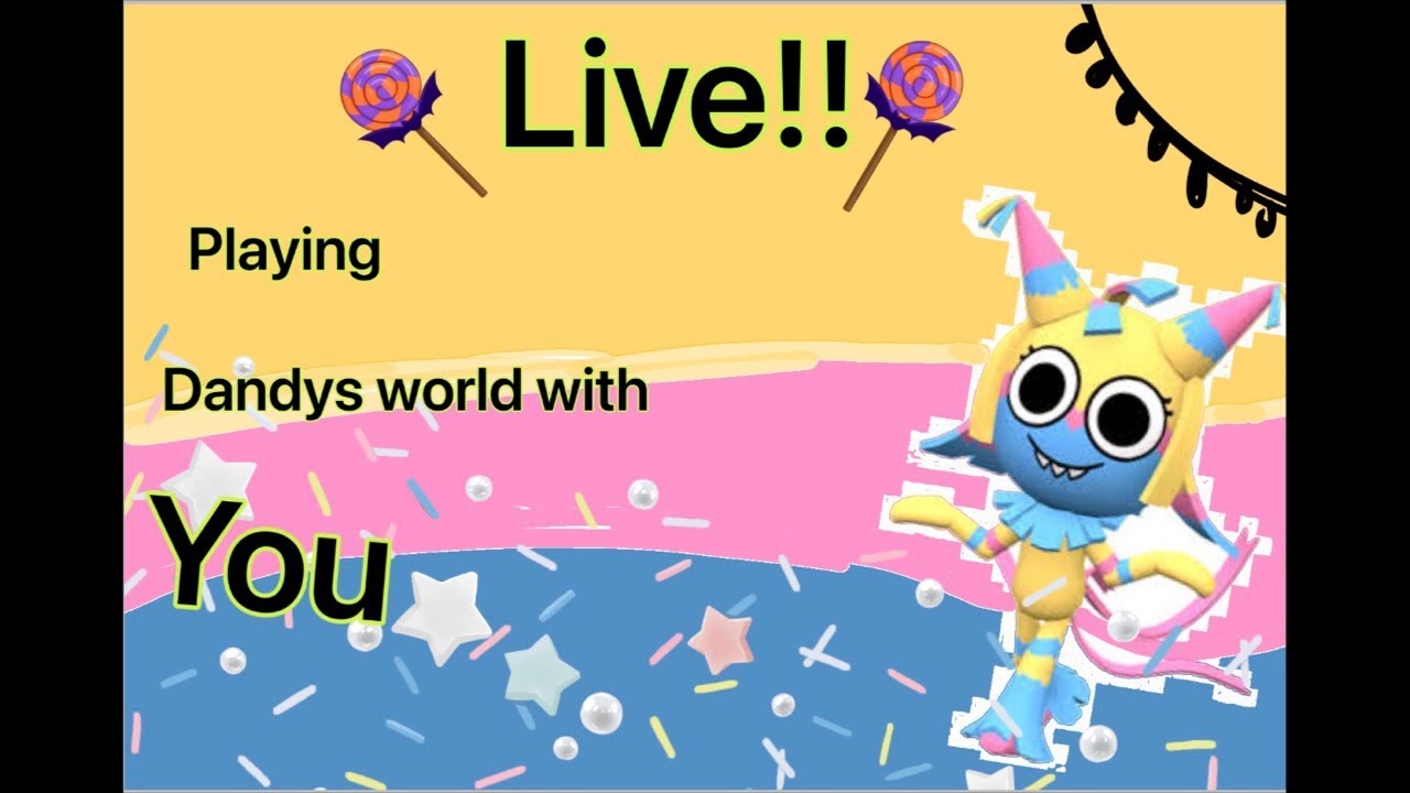 Playing Dandys world with you!! - YouTube