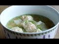 Receta fácil de Sopa Wonton o Wantán - Easy Wonton Soup Recipe l Kwan Homsai