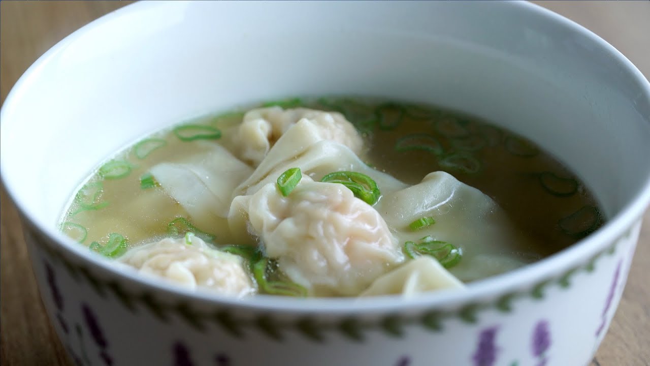 Receta fácil de Sopa Wonton o Wantán - Easy Wonton Soup Recipe l Kwan  Homsai - YouTube