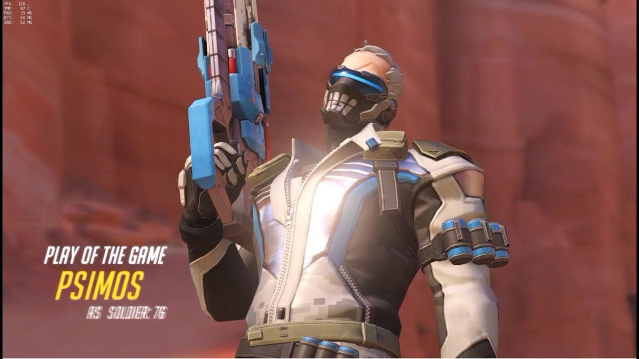 Overwatch - Sextuple Kill - Soldier 76 - Feat.  Psimos