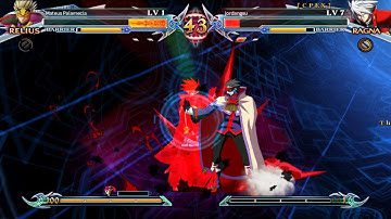 Ragna vs Relius   BlazBlue Chronophantasma Extend