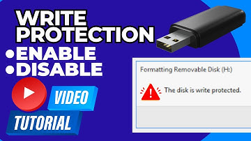 Write Protected USB | "The disk is write protected" [Fix]