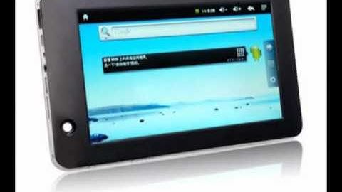 7 Inch Google Android 2.2 OS ARM Cortex A9 800MHZ WIFI Bluetooth HDMI Tablet PCflv