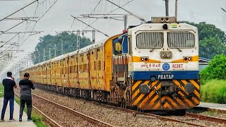 KJM Celebrity PRATAP WDP4D Led 02742 Patna Vasco Da Gama Weekly SF Special Skip TLAM Flat 110