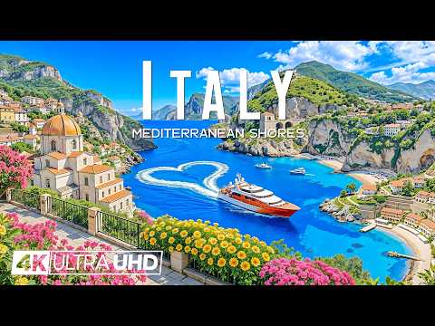 [4K] Italy 2026 🇮🇹 Explore Mediterranean Shores & Coastal Beauty with Deep House Chill