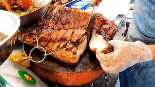 Delicious 3 kind of Dinner  Braised Pork, Pork BBQ & Beef Intestine Soup