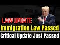 🔥 URGENT: New U.S. Immigration Law Passed—Green Card Holders MUST Know This!