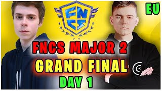 FNCS Major 2 GRAND FINAL Day 1 Highlights - FNCS Day 1 Final Standings