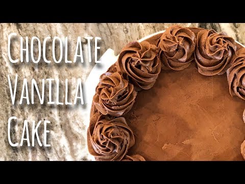 chocolate-vanilla-cake