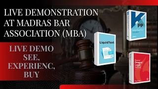 LIVE Demo at Madras Bar Association | See, Experience &amp; Upgrade Your Legal Workflow Instantly!