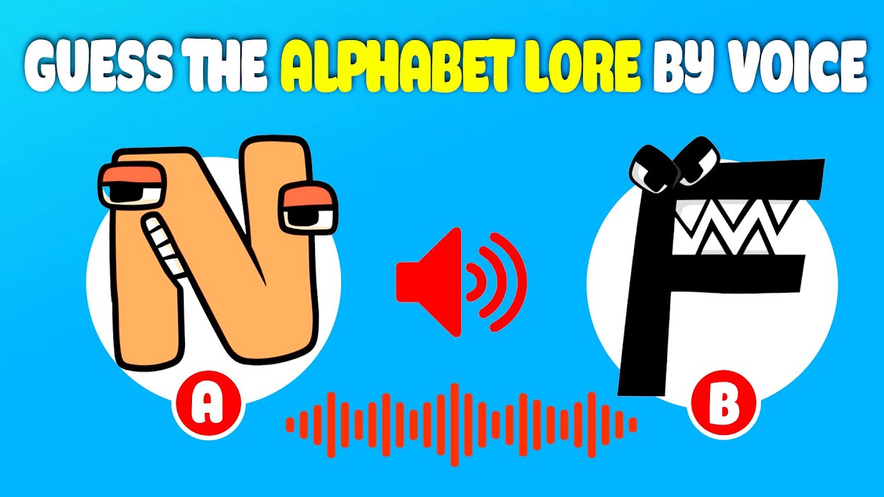 Guess that alphabet lore charter! (lowercase) - TriviaCreator