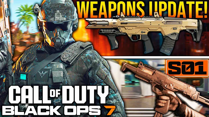 BLACK OPS 7 WARZONE: Massive SEASON 1 WEAPONS UPDATE!