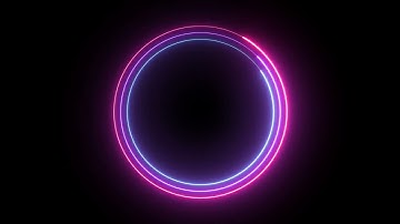 Neon Circle Loading Animation | Futuristic Tech Loop