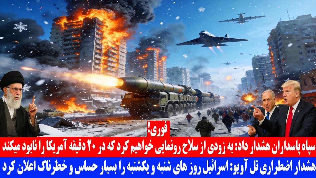 خبر عاجل: ایران هشدار داد به زودی از سلاح رونمایی میکنیم که در 20 دقیقه آمریکا را نا.بود میکند