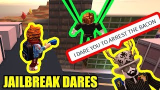 asimo3089 DARES KREEK to ARREST ME | Roblox Jailbreak Dares