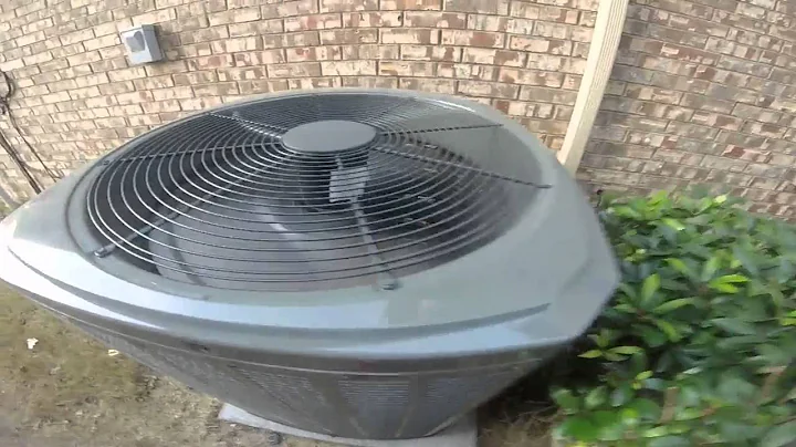 My Neighbor's 2015 Trane XR14 Central Air Conditioner Running in February!