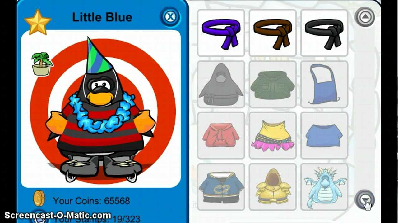 Club Penguin: Free Rare Account!(Blue Lei)